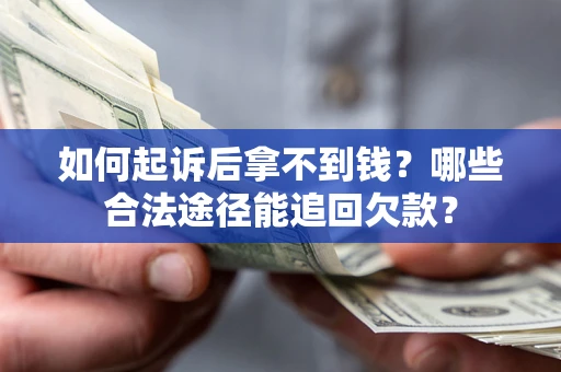 武汉如何起诉后拿不到钱？哪些合法途径能追回欠款？