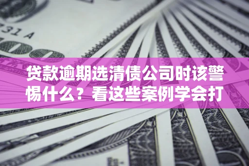 武汉贷款逾期选清债公司时该警惕什么？看这些案例学会打翻身仗