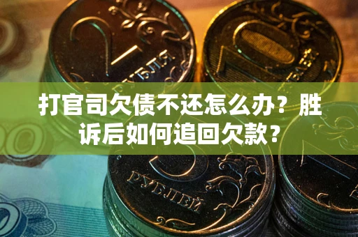 武汉打官司欠债不还怎么办？胜诉后如何追回欠款？