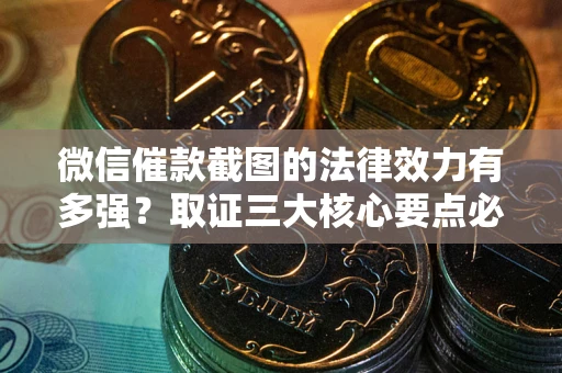 武汉微信催款截图的法律效力有多强？取证三大核心要点必须知道！
