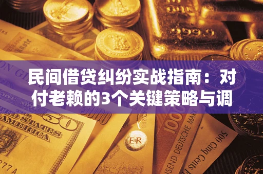 武汉民间借贷纠纷实战指南：对付老赖的3个关键策略与调解盲区解析