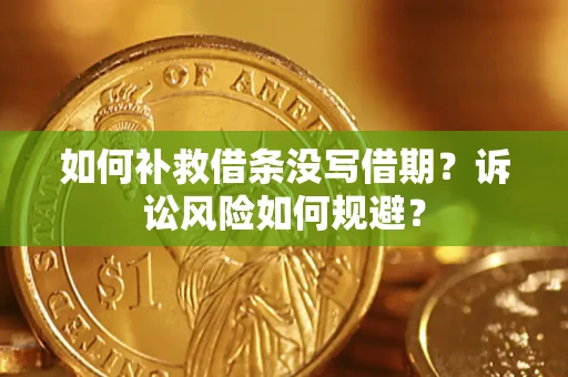 武汉如何补救借条没写借期？诉讼风险如何规避？