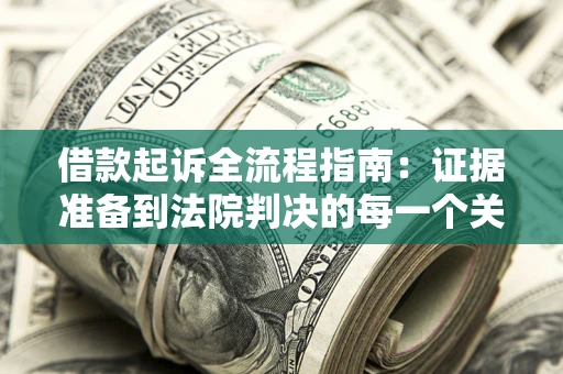 武汉借款起诉全流程指南：证据准备到法院判决的每一个关键步骤