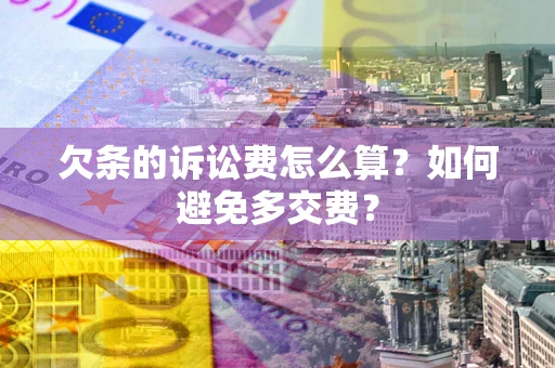 武汉欠条的诉讼费怎么算？如何避免多交费？