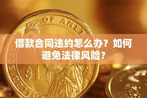 武汉借款合同违约怎么办？如何避免法律风险？