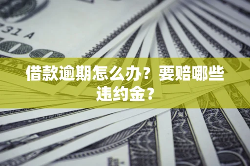 武汉借款逾期怎么办？要赔哪些违约金？