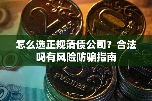 武汉怎么选正规清债公司？合法吗有风险防骗指南