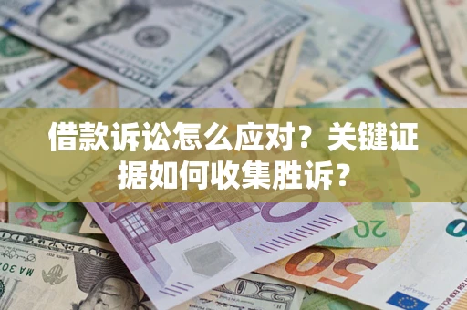 武汉借款诉讼怎么应对？关键证据如何收集胜诉？
